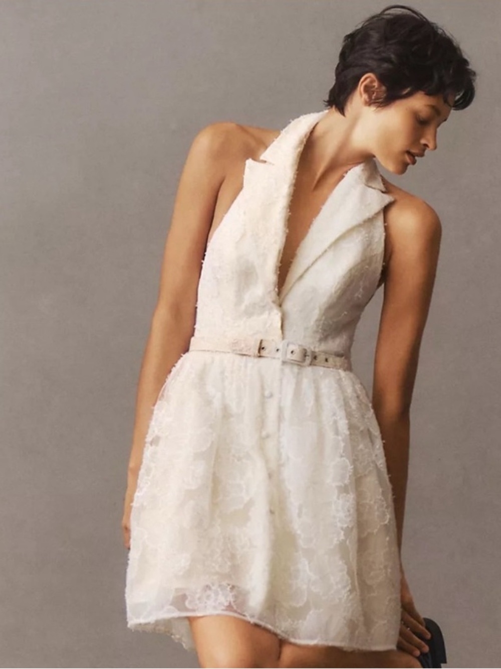 New ivory Saxon dress by Anthropologie